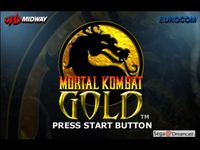 une photo d'Ã©cran de Mortal Kombat Gold sur Sega Dreamcast